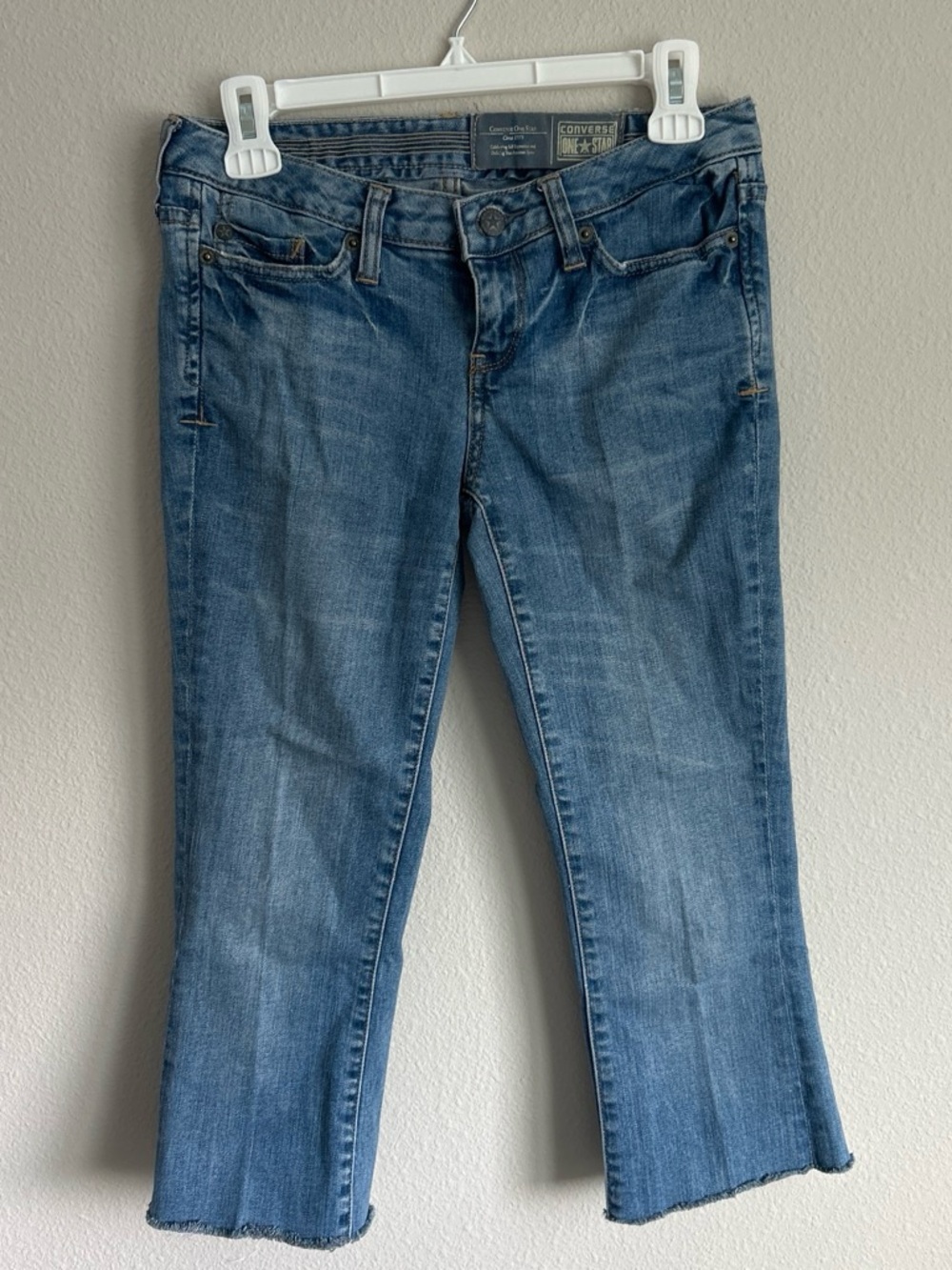 Y2K Converse All Star Women's Capri Blue Denim Jeans